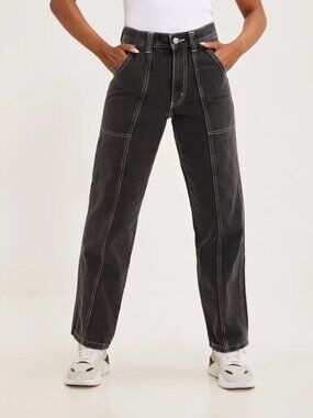 LEVI'S 94 baggy carpenter jeans in black (sz31)